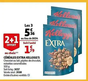 Auchan Céréales Extra Kellogg's offre