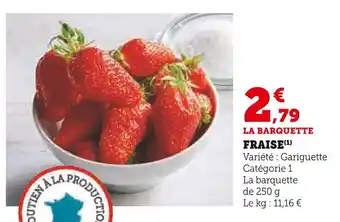 U Express Fraise offre