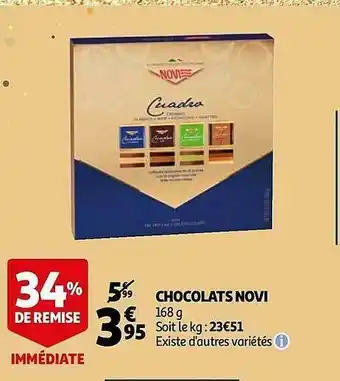 Auchan Chocolats Novi offre