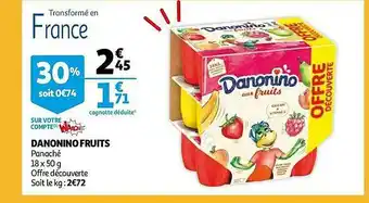 Auchan Danonino Fruits offre