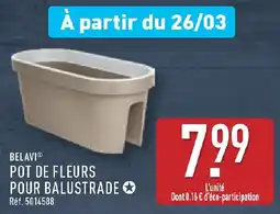 ALDI BELAVI® Pot de fleurs pour balustrade offre