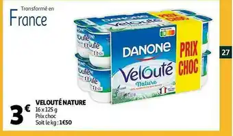 Velouté Nature