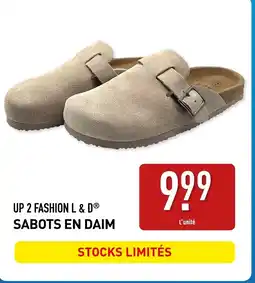 ALDI UP 2 FASHION L & D® SAbots en daim offre