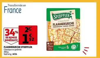 Auchan Flammekueche Stoeffler offre