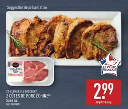 ALDI ST-CLÉMENT LE BOUCHERⓇ 2 côtes de porc échine offre