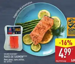 ALDI GOLDEN SEAFOOD® Pavés de saumon offre