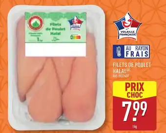 ALDI Filets de poulet halal ) offre