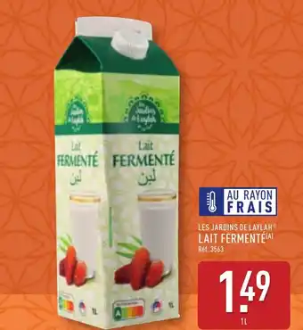 ALDI LES JARDINS DE LAYLAH® Lait fermente offre