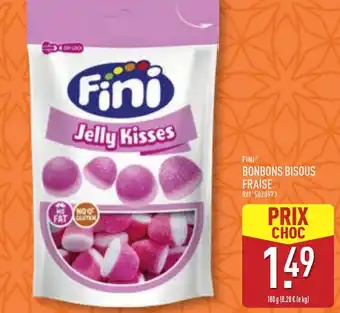 ALDI FINI Bonbons bisous fraise offre