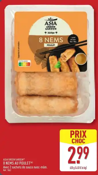 ALDI ASIA GREEN GARDEN® 8 nems au poulet offre