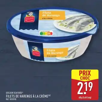 ALDI GOLDEN SEAFOOD® Filets de harengs à la crème offre