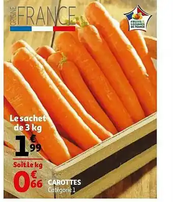 Auchan Carottes offre