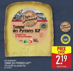 ALDI PAYS GOURMAND® Tomme des pyrénées igp offre