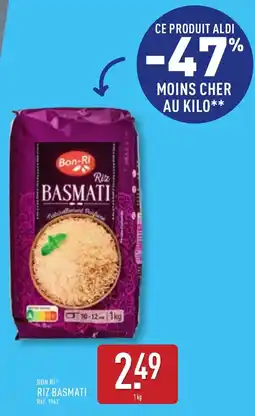 ALDI BON RI® Riz basmati offre