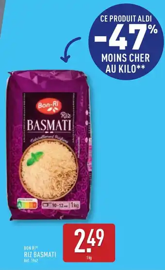 ALDI BON RI® Riz basmati offre