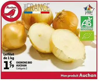 Auchan Oignons Bio Auchan offre