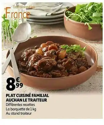 Auchan Plat Cuisiné Familial Auchan Le Traiteur offre