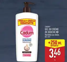 ALDI CADUM® Gel ou crème de douche offre