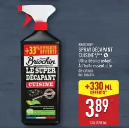 ALDI BRIOCHIN Spray décapant cuisine offre