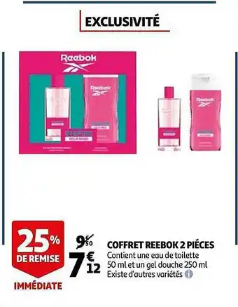 Coffret Reebok 2 Pièces