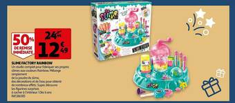Auchan Slime Factory Rainbow offre