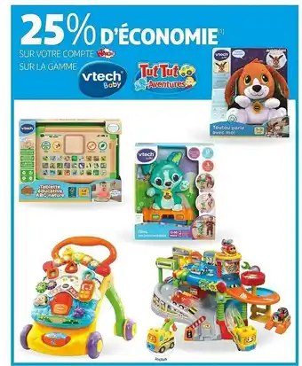 Auchan La Gamme Vtech Baby, Tut Tut Aventures offre
