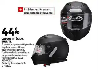 Auchan Casque Intégral Bullit L offre