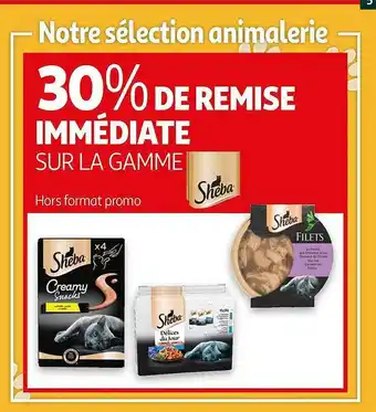 Auchan La Gamme Sheba offre