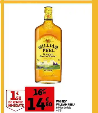 Auchan Whisky William Peel offre