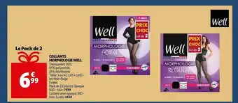 Auchan Collants Morphologie Well offre
