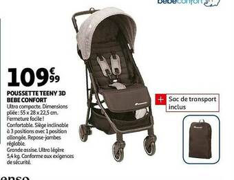 Auchan Poussette Teeny 3d Bébé Confort offre