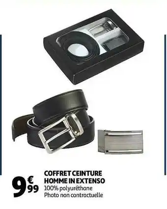Auchan Coffret Ceinture Homme In Extenso offre