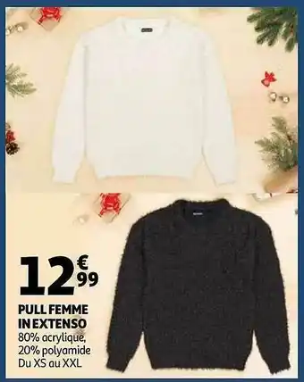 Auchan Pull Femme In Extenso offre