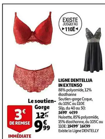 Auchan Ligne Dentellia In Extenso offre