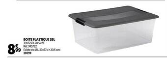 Auchan Boîte Plastique 35l offre