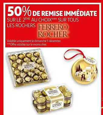 Auchan Rochers Ferrero Rocher offre