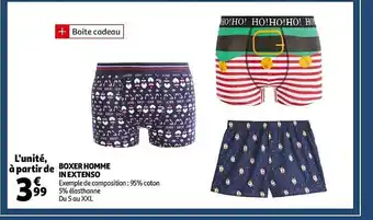 Auchan Boxer Homme In Extenso offre