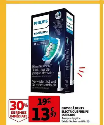 Auchan Brosse à Dents électrique Philips Sonicare offre