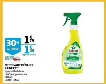 Auchan Nettoyant Ménager Rainett offre