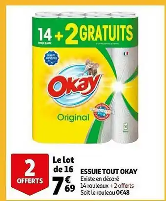Auchan Essuie Tout Okay offre