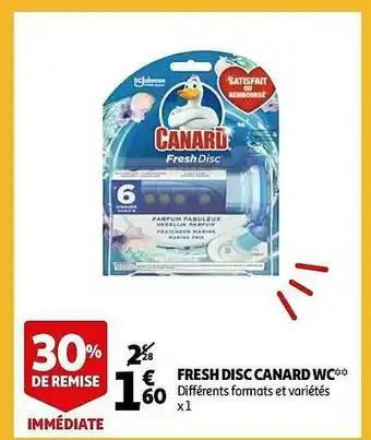 Auchan Fresh Disc Canard Wc offre