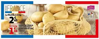 Auchan Pommes De Terre De Consommation à Chair Ferme Blonde offre