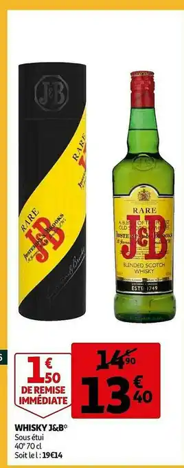 Auchan Whisky J&b offre