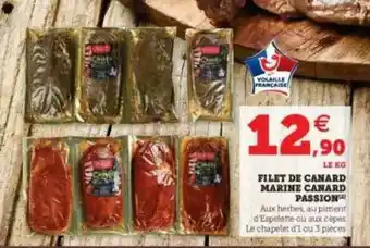 Hyper U Filet De Canard Marine Canard Passion offre