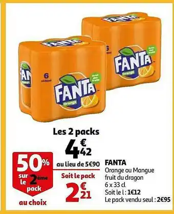 Auchan Fanta offre