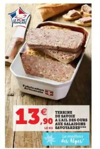 Terrine De Savoie Ă L'ail Des Ours Aux Salaisons Savoyardes