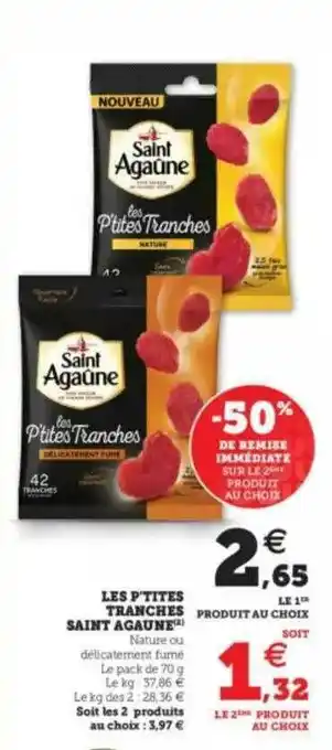 Hyper U Les P'tites Tranches Saint Agaune offre