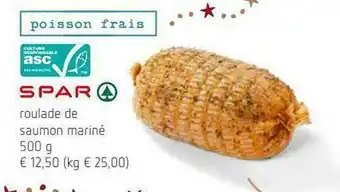 Spar Roulade De Saumon Mariné Spar offre