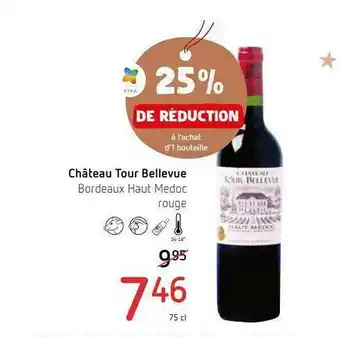 Spar Château Tour Bellevue Bordeaux Haut Medoc Rouge offre