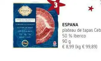 Plateau De Tapas Ceb 50% Iberico Espana